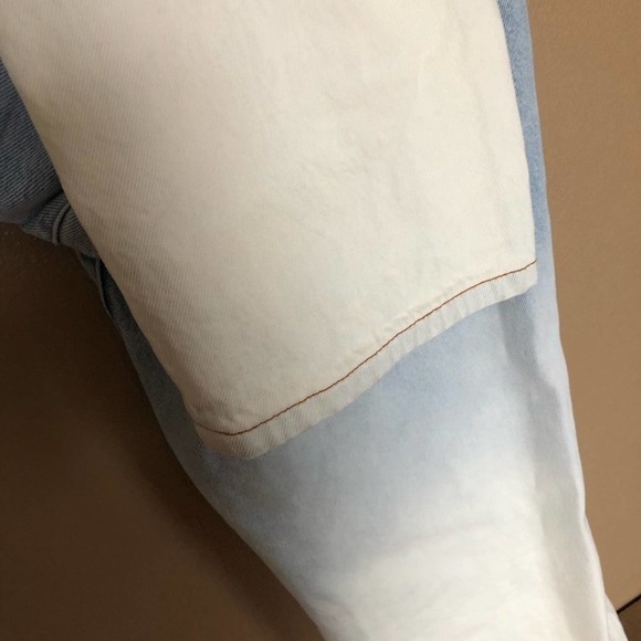 Blank NYC Two Tone / The Baxter Ribcage Straight Leg Jeans Size 30 - Picture 6 of 7